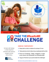 Take the #ReadtoME Challenge at home!